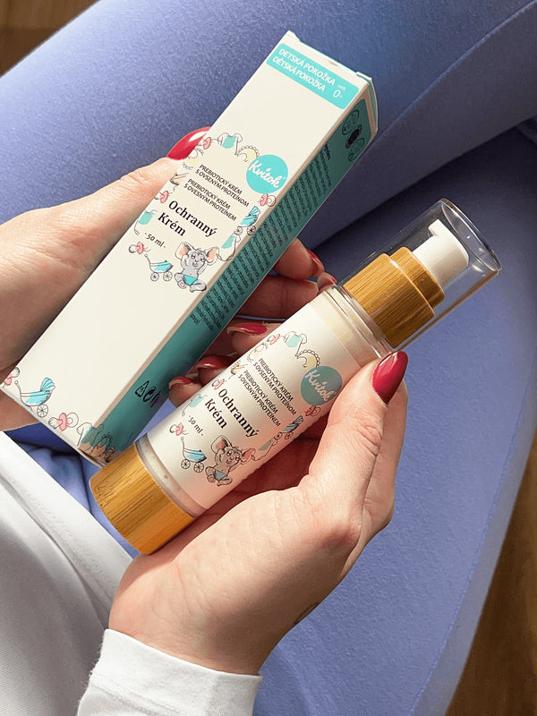 Kvitok Dětský prebiotický ochranný krém - celotělový s ovesným proteinem - vzorek (2 ml)