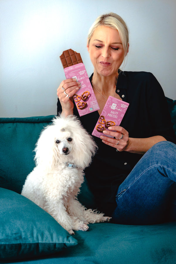 iChoc Tabulka slaný preclík vegan BIO (80 g)