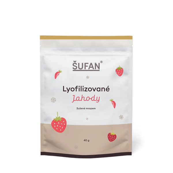 Šufan Jahody sušené mrazem (40 g)