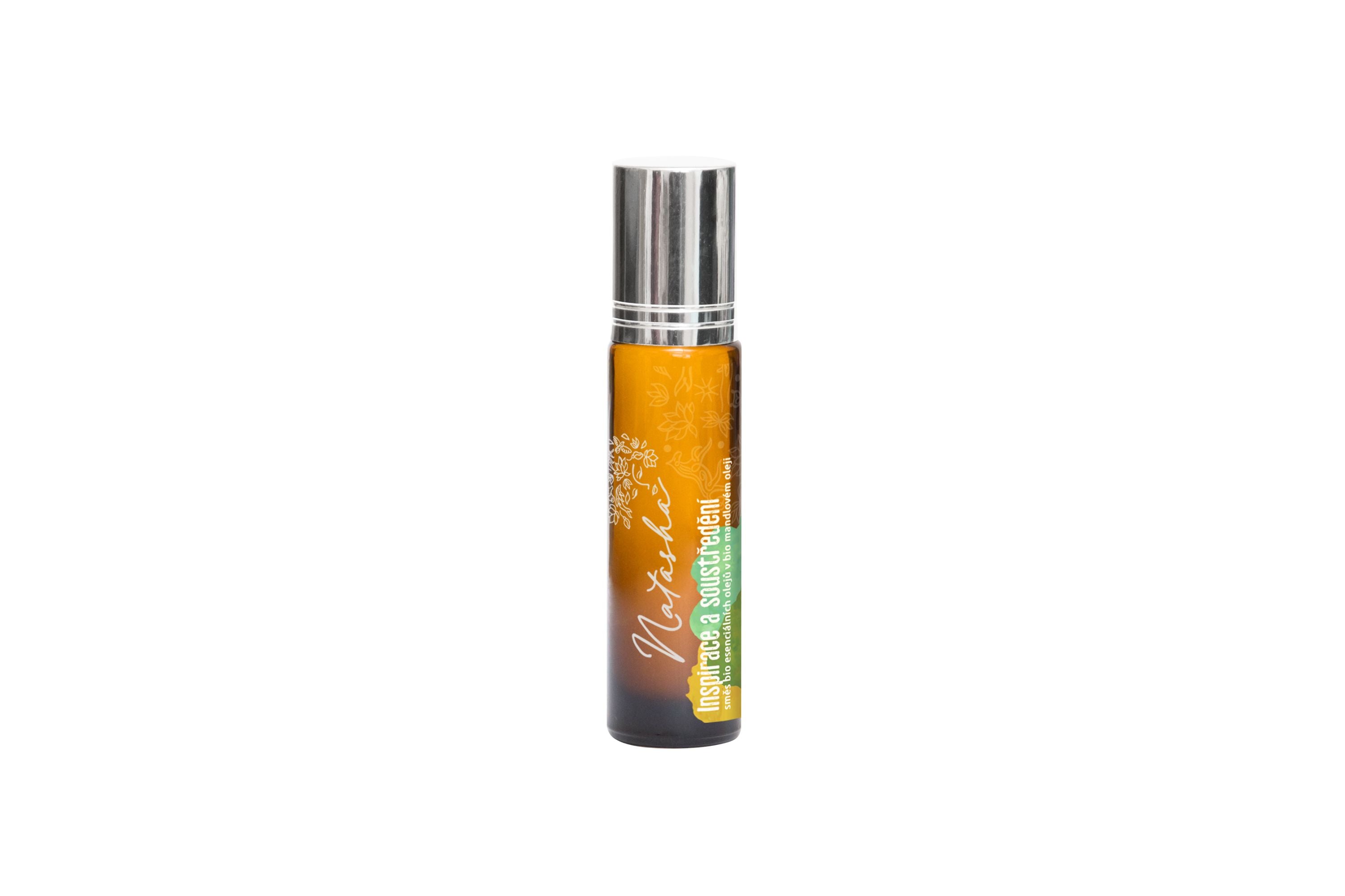 Natasha Roll-on Směs esenciálních olejů - Inspirace a soustředění (10 ml)