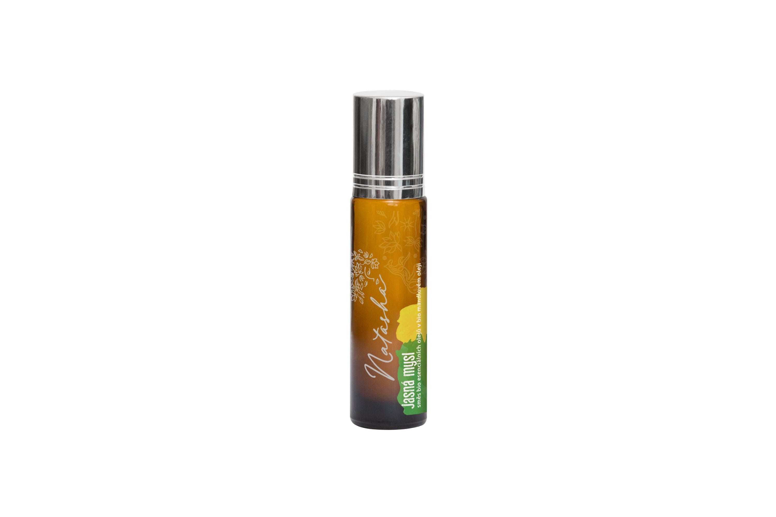 Natasha Roll-on Směs esenciálních olejů - Jasná mysl (10 ml)