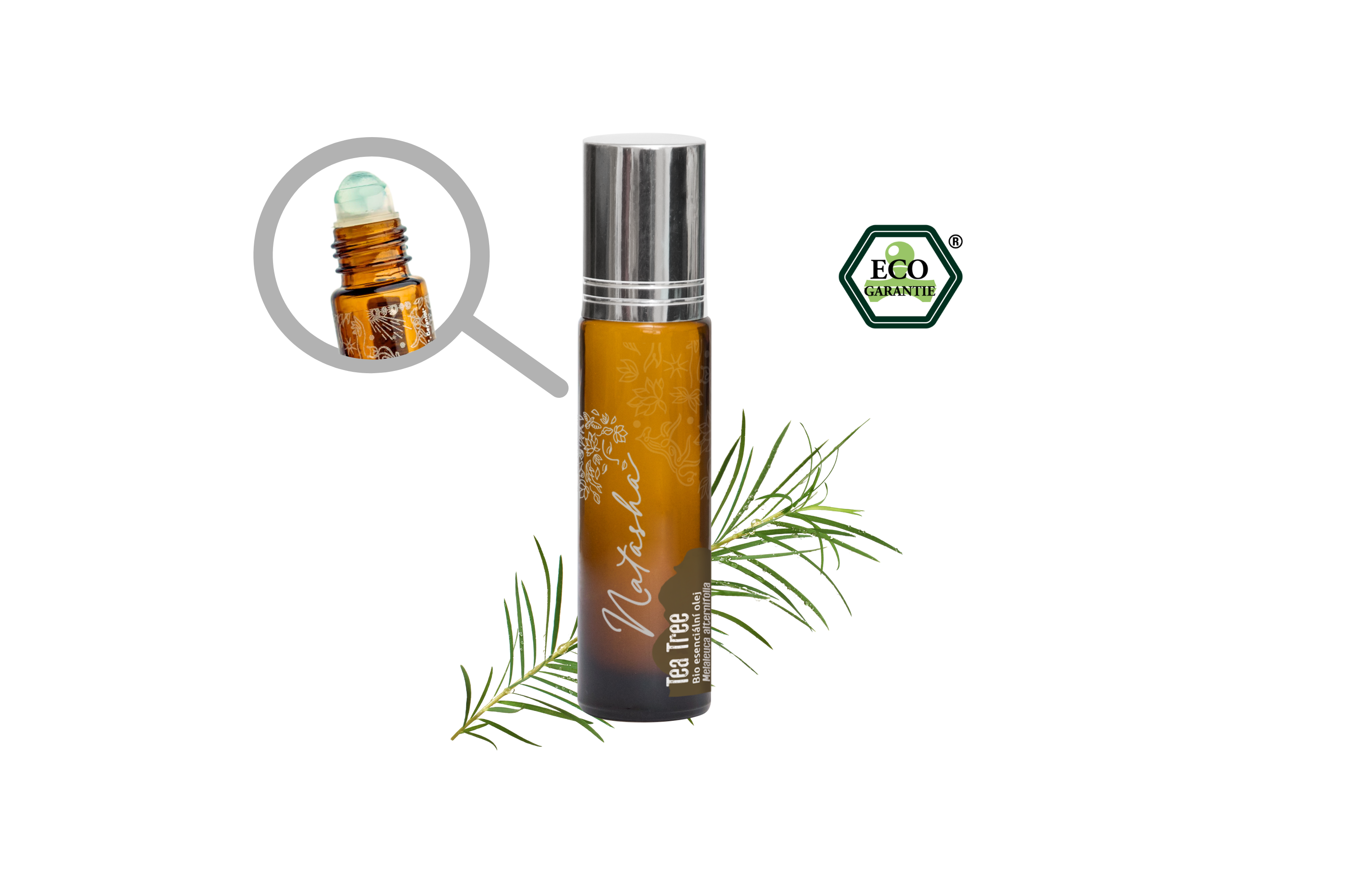 Natasha Roll-on Esenciální olej Tea Tree BIO (10 ml)