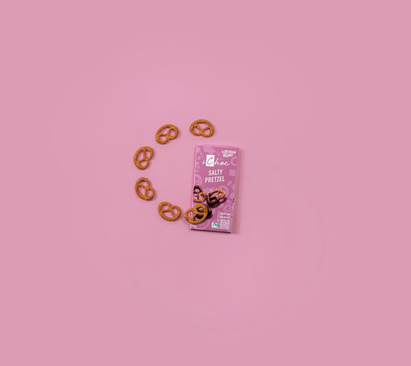 iChoc Tabulka slaný preclík vegan BIO (80 g)