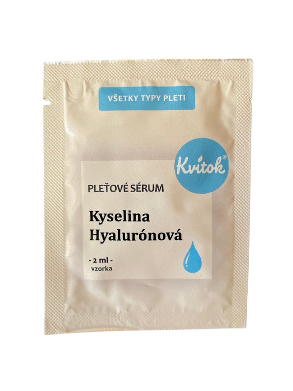 Kvitok Hydratační pleťové sérum - Kyselina hyaluronová - vzorek (2 ml)