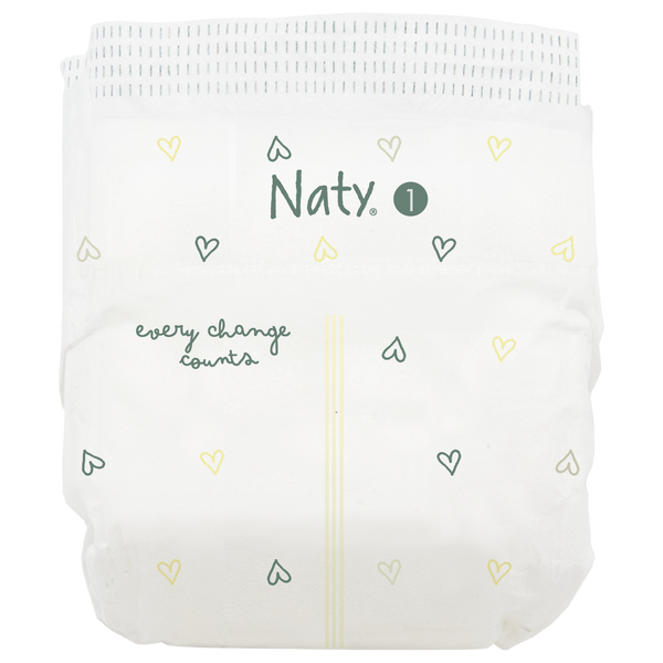 Naty BioEmbrace Ekoplenky pro novorozence - vel. 1 (2 - 5 kg) (25 ks)