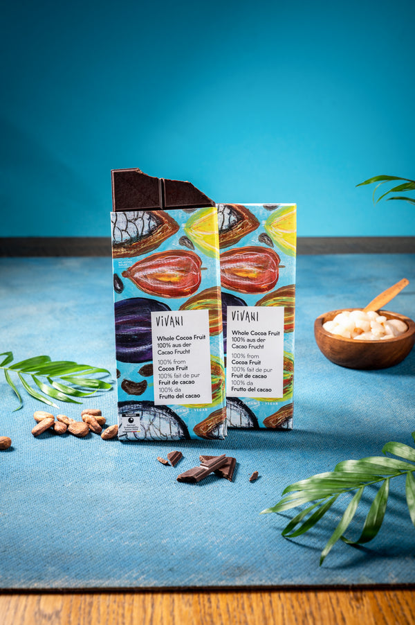 Vivani Čokoláda hořká Whole Cocoa Fruit 100 % BIO (80 g)
