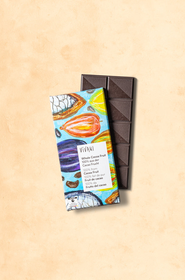 Vivani Čokoláda hořká Whole Cocoa Fruit 100 % BIO (80 g)