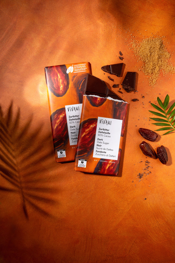Vivani Čokoláda hořká s datlemi 60 % BIO (80 g)