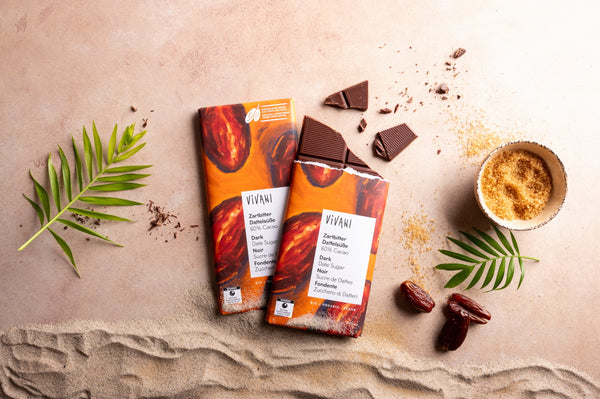 Vivani Čokoláda hořká s datlemi 60 % BIO (80 g)
