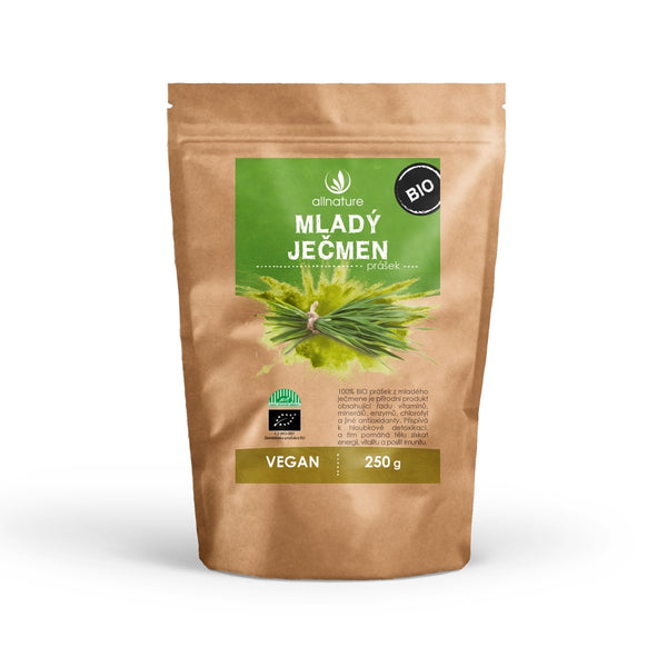 Allnature Mladý ječmen prášek BIO