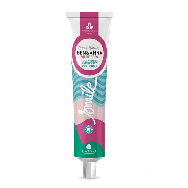 Ben & Anna Zubní pasta s fluoridem (75 ml) - Wild Berry