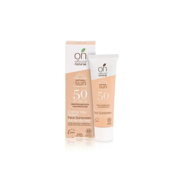 Officina Naturae Opalovací krém na obličej SPF 50 - zpevňující - vzorek (3 ml)