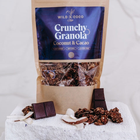 Wild & Coco Granola křupavá Kokos a kakao (250 g)