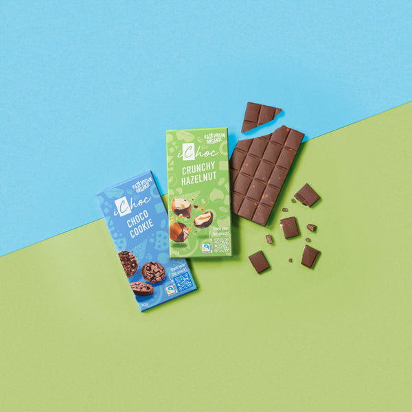 iChoc Tabulka kakaová vegan cookie BIO (80 g)