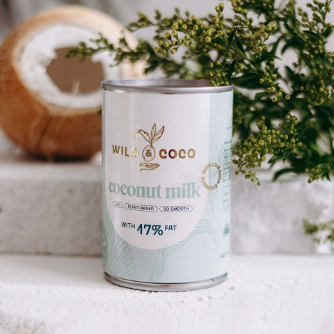 Wild & Coco Mléko kokosové 17 % BIO (400 ml)