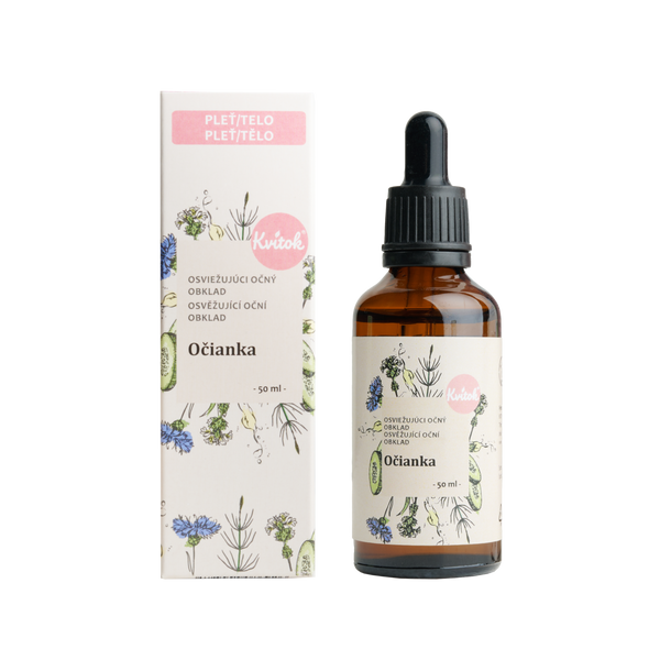 Kvitok Osvěžující obklad na oči Očianka (50 ml)