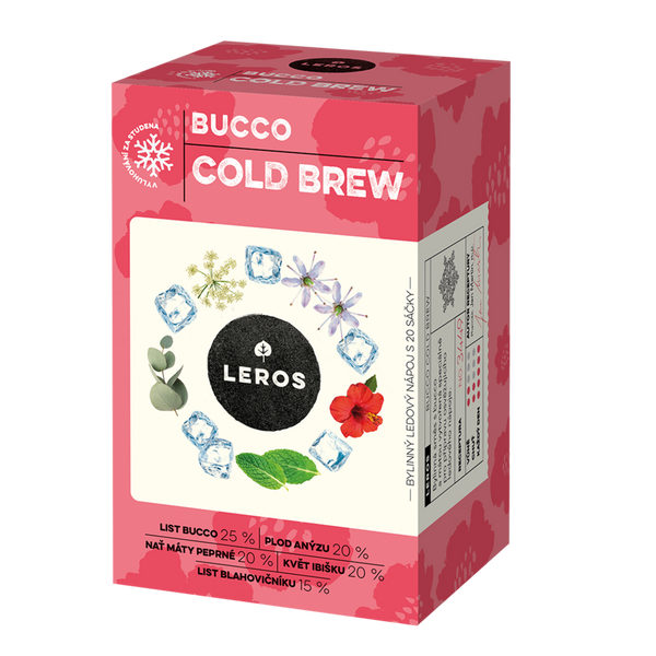 LEROS Bylinná směs Bucco Cold Brew - nálev. sáčky (20 x 1,5 g)