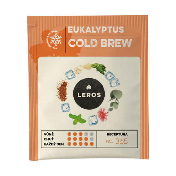 LEROS Bylinná směs Eukalyptus Cold Brew - nálev. sáčky (20 x 1,8 g)