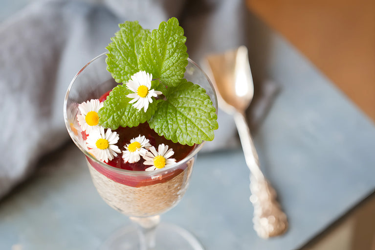 Chia parfait s kokosovým jogurtem