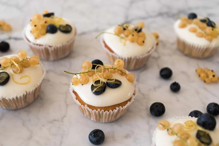 Citronové cupcaky s kokosovou moukou