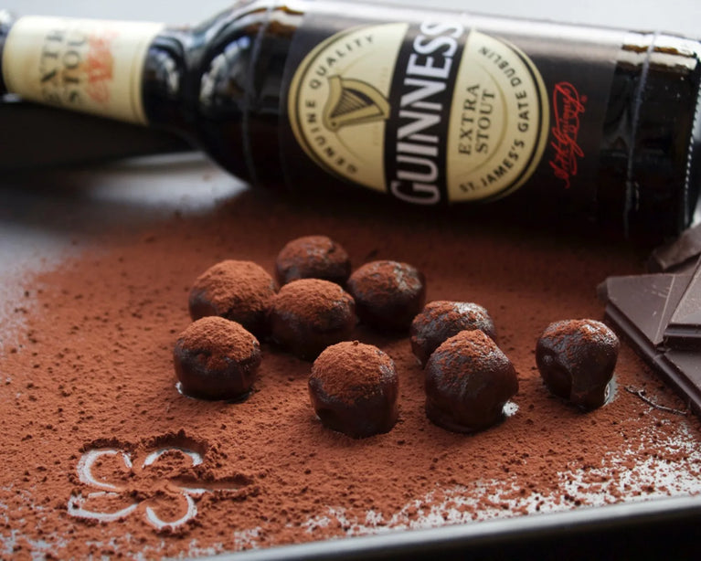 Čokoládové trufle s Guinnessem