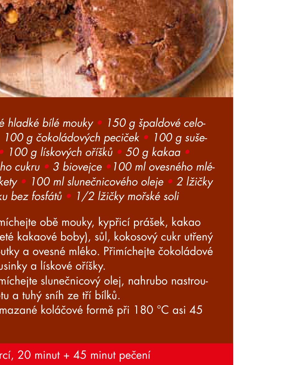 Čokoládový koláč s cuketou