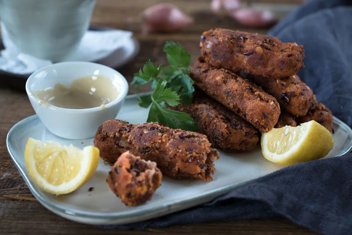 Veganské ćevapčiči