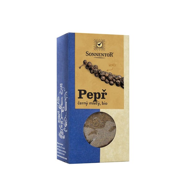 Sonnentor Pepř černý BIO - mletý (50 g)