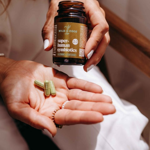 Wild & Coco Probiotika Superhuman Symbiotics 2.0 (30 kapslí)