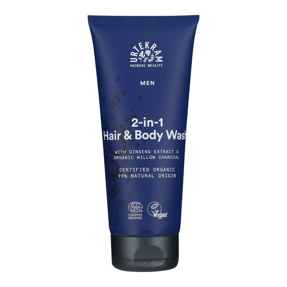 Urtekram Pánský sprchový gel a šampon 2v1 BIO (200 ml)