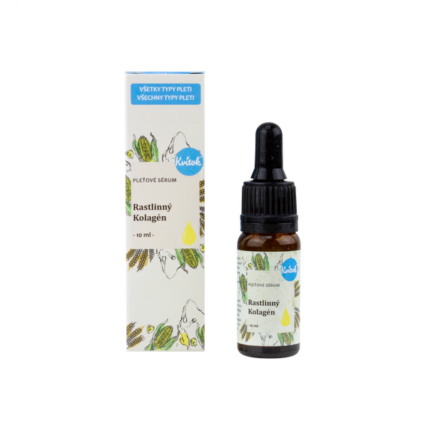 Kvitok Pleťové sérum - Rostlinný kolagen - vzorek (2 ml)