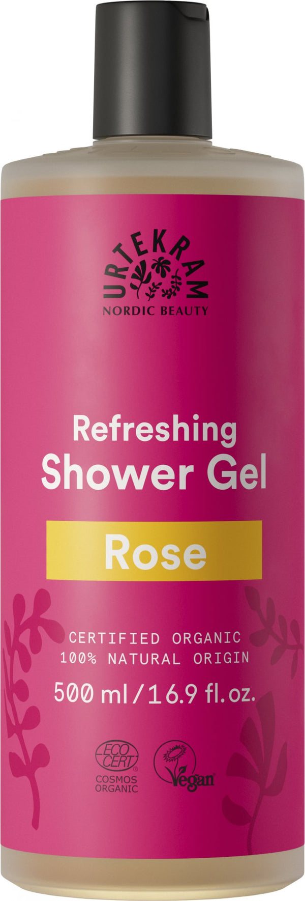 Urtekram Rozmazlující růžový sprchový gel BIO (500 ml)