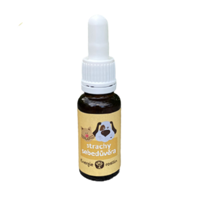 Energie rostlin Bachovy esence - Směs na strachy pro psy a kočky (20 ml)
