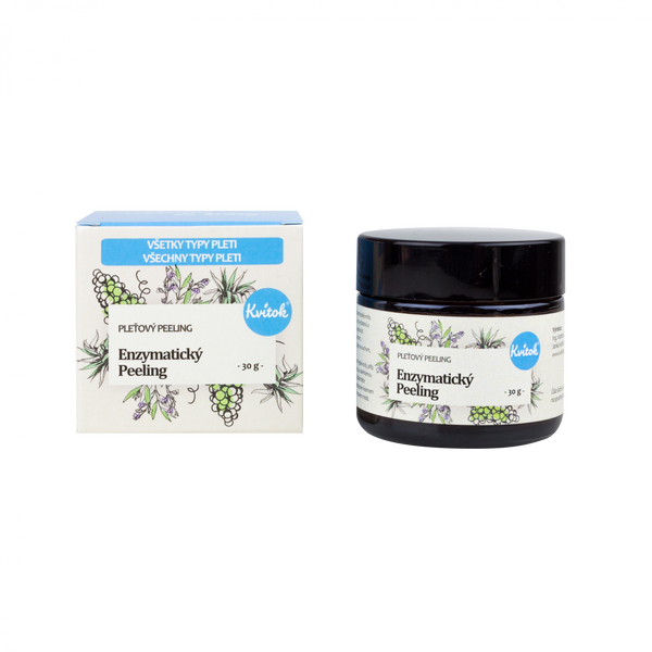 Kvitok Enzymatický peeling pro všechny typy pleti (30 ml)
