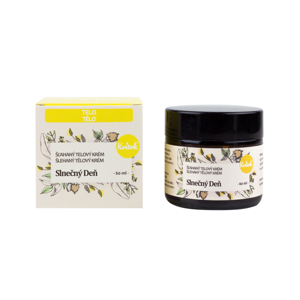 Kvitok Šlehaný tělový krém Slunečný den (60 ml)