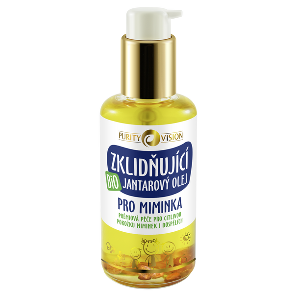 Purity Vision Zklidňující jantarový olej pro miminka (95 ml)