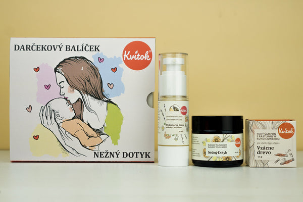 Kvitok Dárkový kosmetický balíček pro ženy Něžný dotek