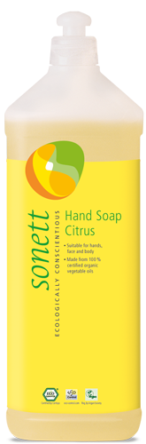 Sonett Tekuté mýdlo - citrus BIO