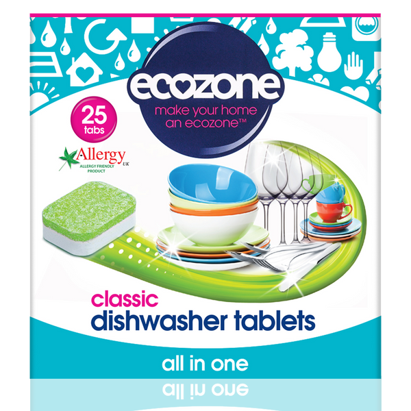 Ecozone Tablety do myčky Classic - vše v jednom (25 ks) - pošk.obal