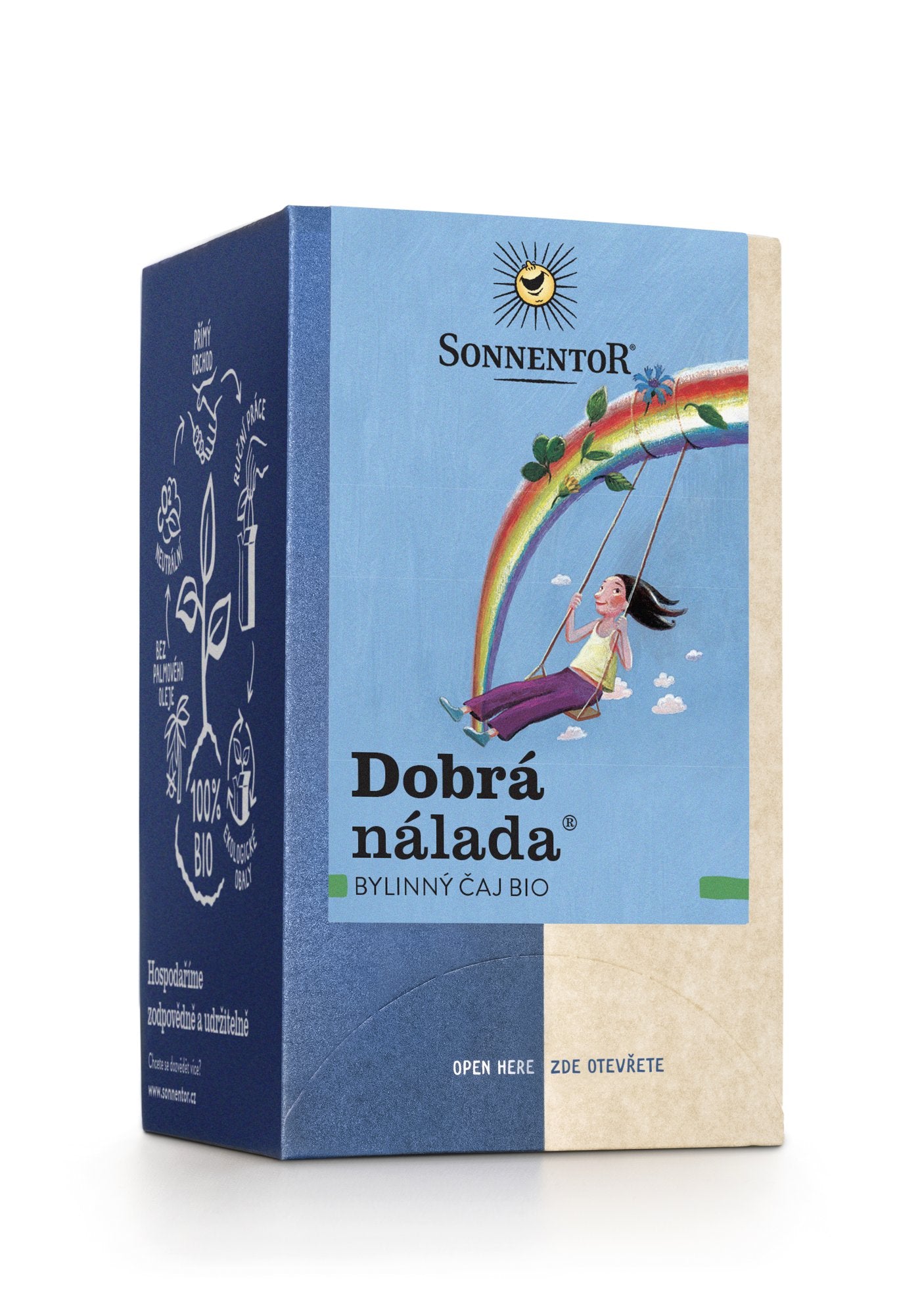 Sonnentor Bylinný čaj Dobrá nálada BIO - nálevové sáčky (18 x 1,5 g)